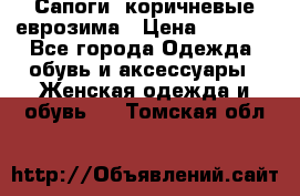 Сапоги ,коричневые еврозима › Цена ­ 1 000 - Все города Одежда, обувь и аксессуары » Женская одежда и обувь   . Томская обл.